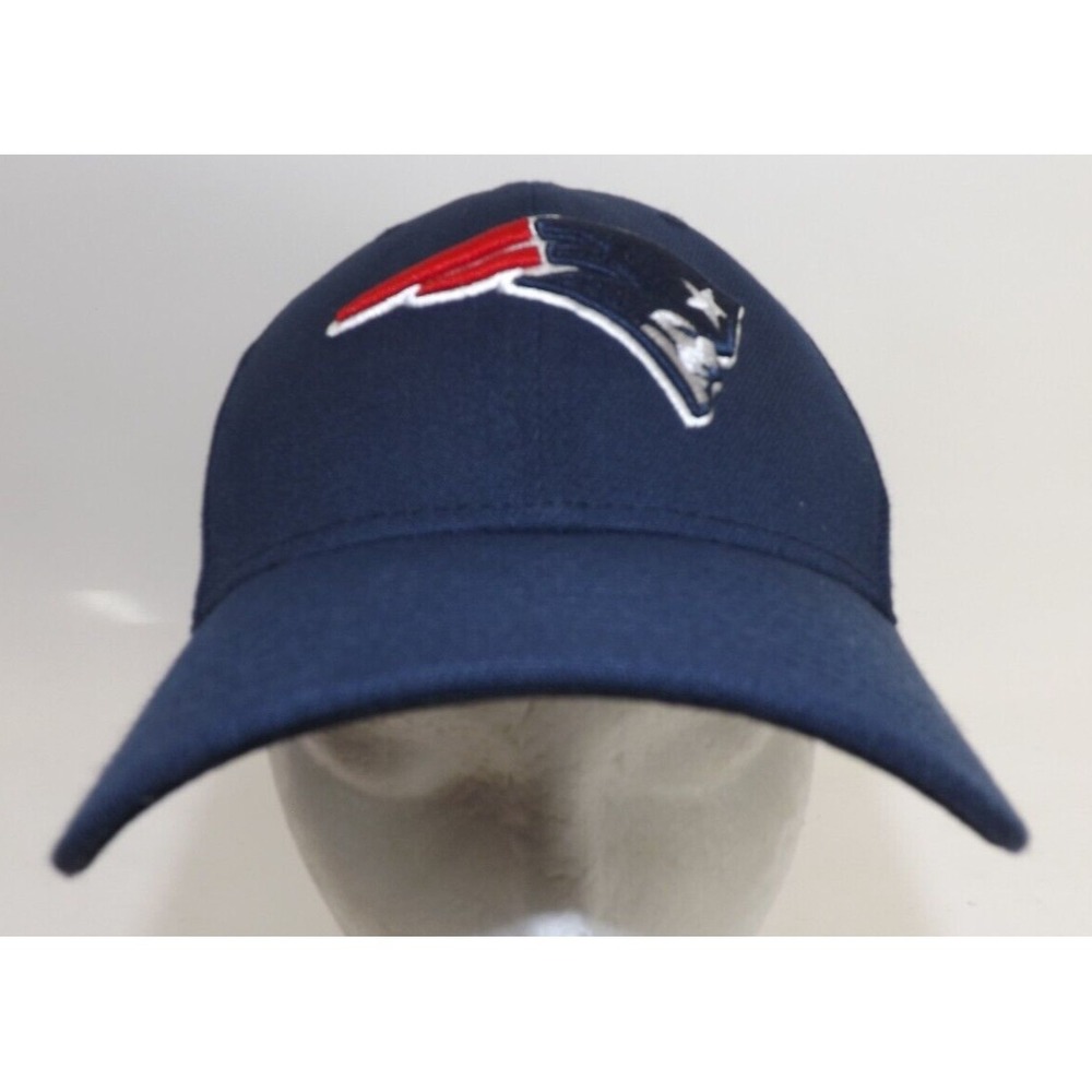 🏈New England Patriots New Era Blue 39THIRTY Fitted Hat - Small-Med